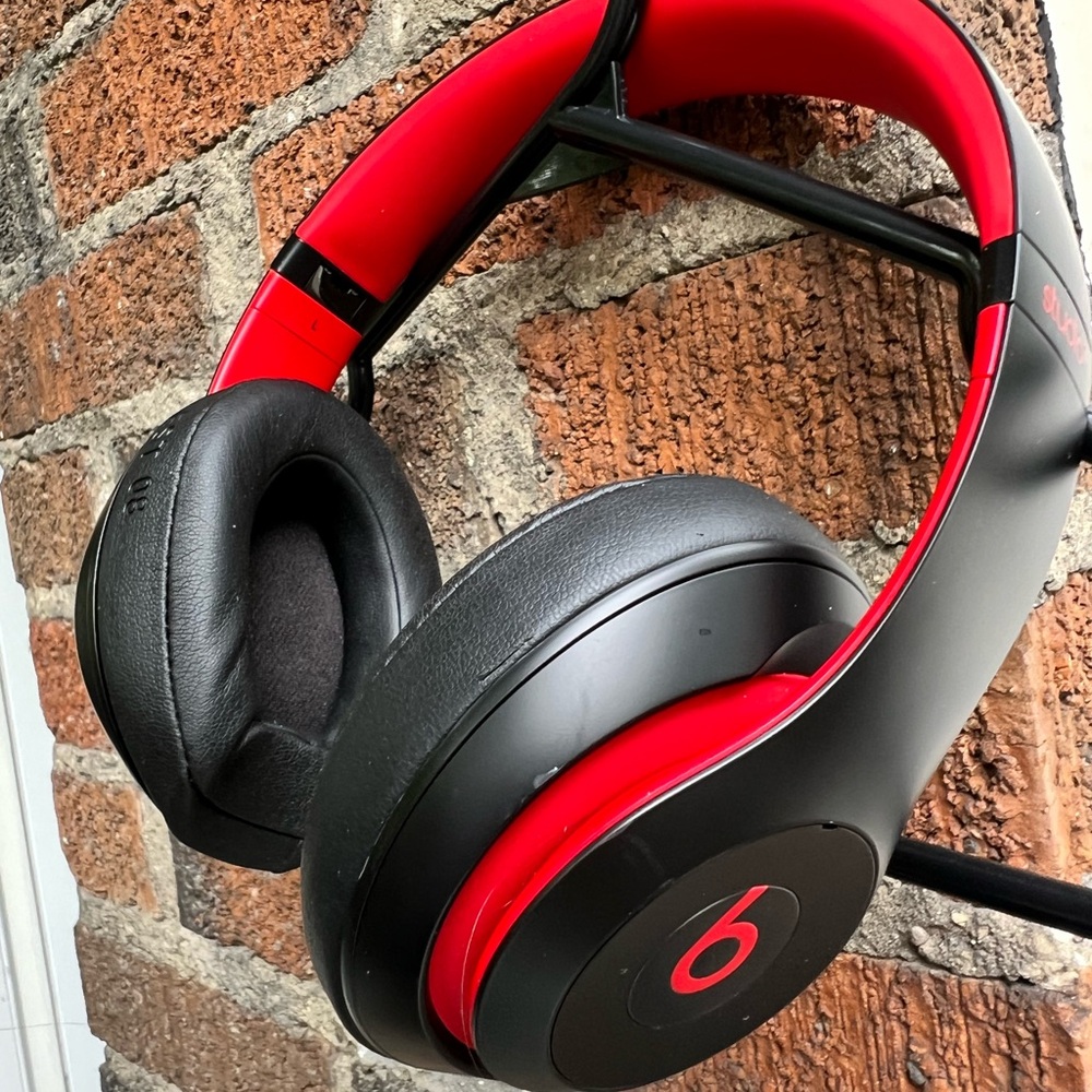 Beats Black and Red Over-Ear Headphones